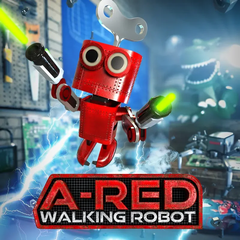 A Red Walking Robot cover